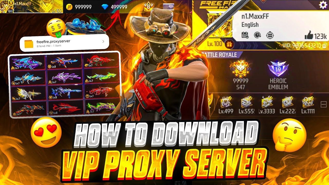 How To Download VIP Proxy Server in Free Fire 💯😱🔥| Proxy Server Download Kaise Kare | Ghost Server