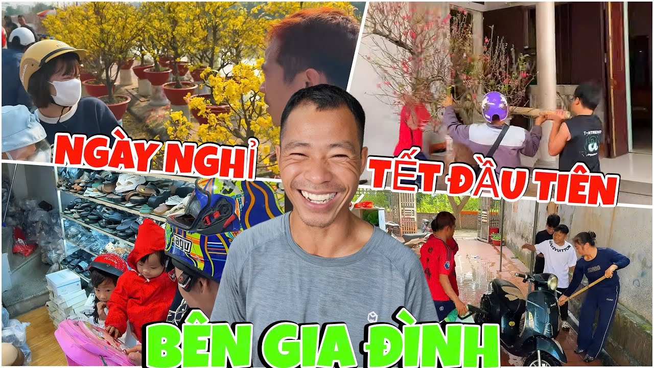 PHC/ Ngày Nghỉ Tết Đầu Tiền Đi Mua Mai Dào Chơi Têt #phc #teamphd.
