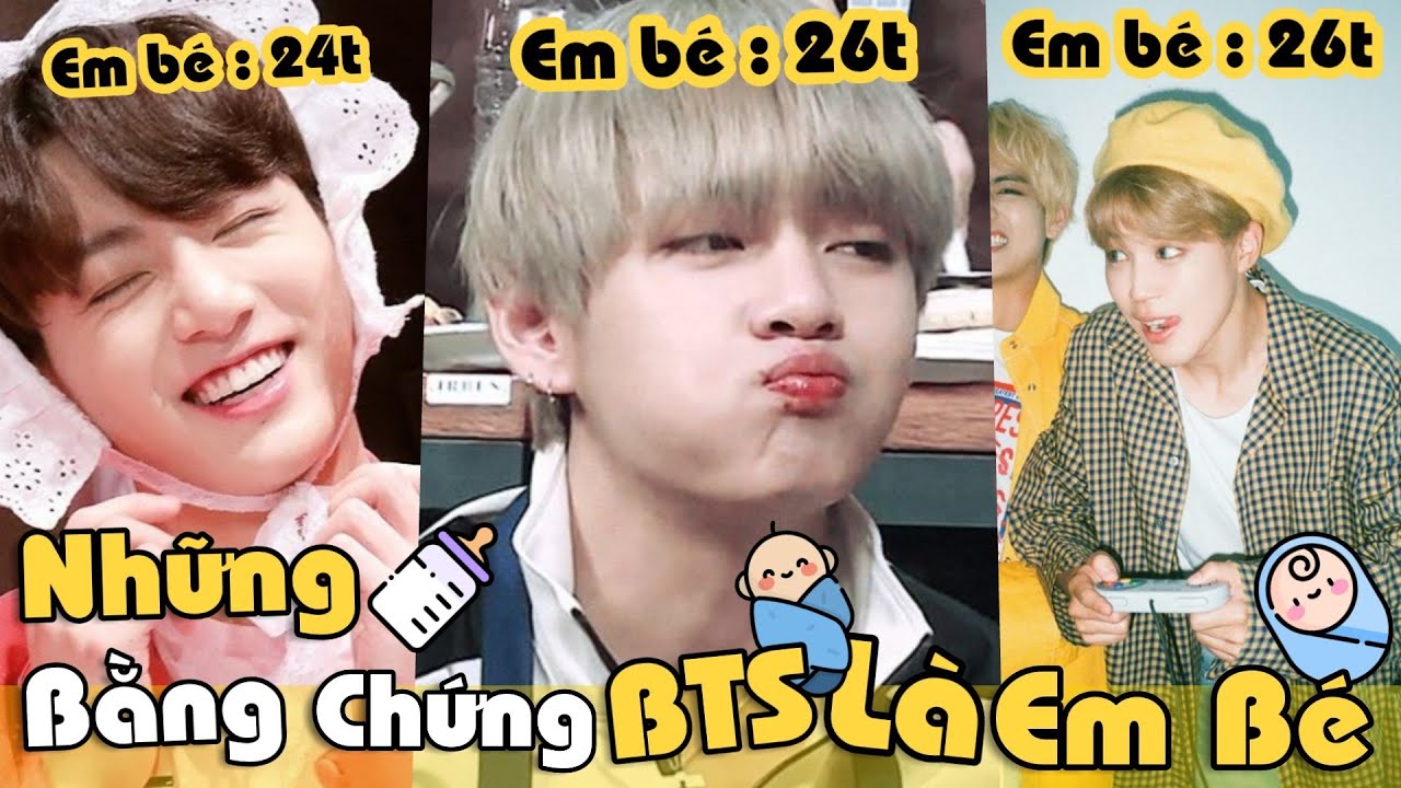 Những Bằng Chứng Chứng Minh BTS Mãi Mãi Là Em Bé!!