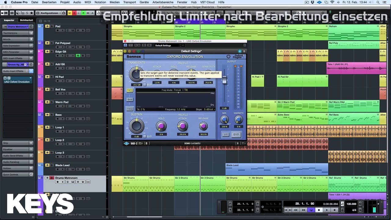 Transienten einfach erkl&auml;rt &ndash; KEYS Short Clips