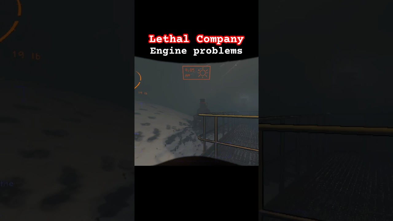 Engine problems in lethal company! 