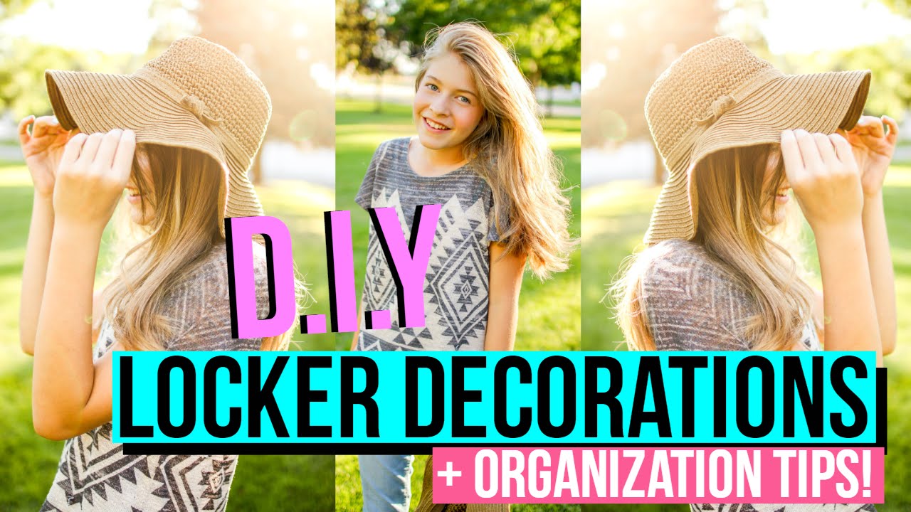 Back To School: DIY Locker Decorations!!