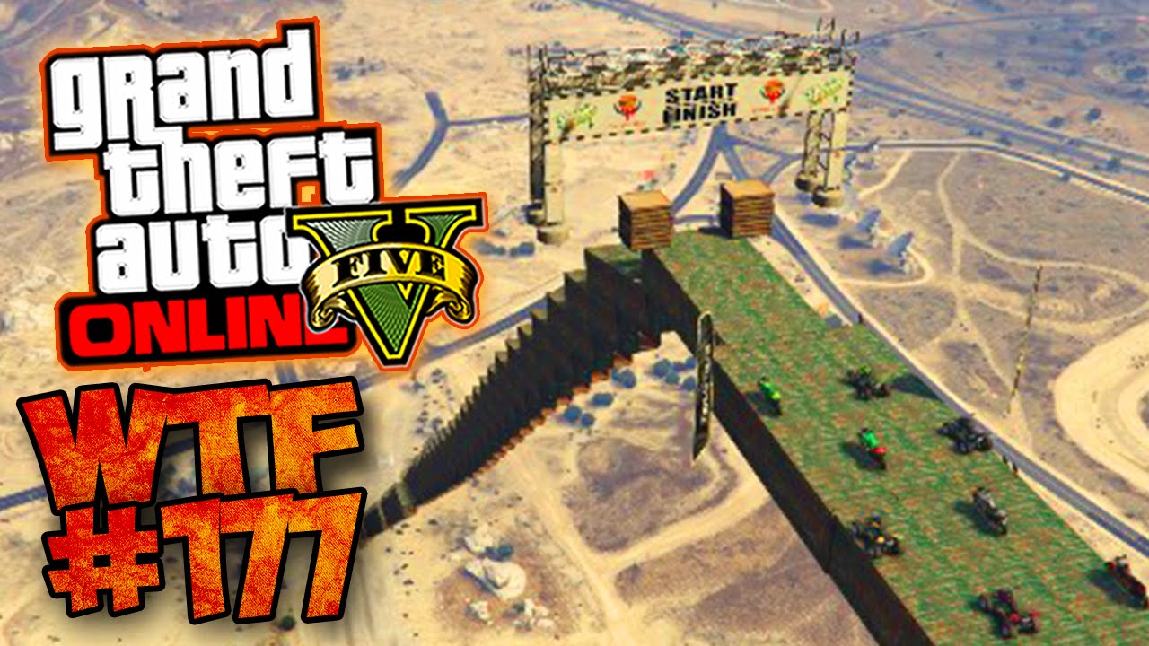 100% WTF ! ESCALIER DE LA MORT V3 ( EN MOTO ) - GTA 5 ONLINE