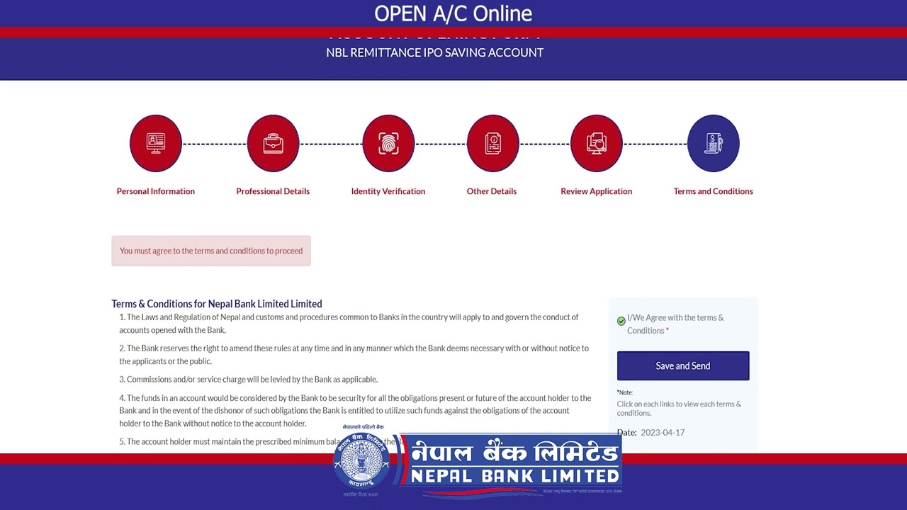 NBL Remittance IPO Saving Account Tutorial |  Nepal Bank  Limited  |  First Bank of Nepal