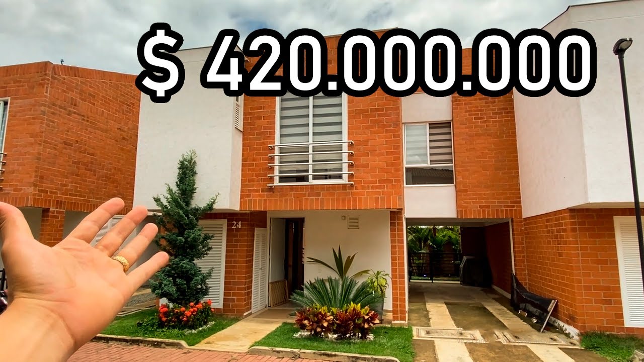 CASA EN VENTA EN JAMUNDI DOMOTIZADA y en CONJUNTO CERRADO  CERCA A ALFAGUARA