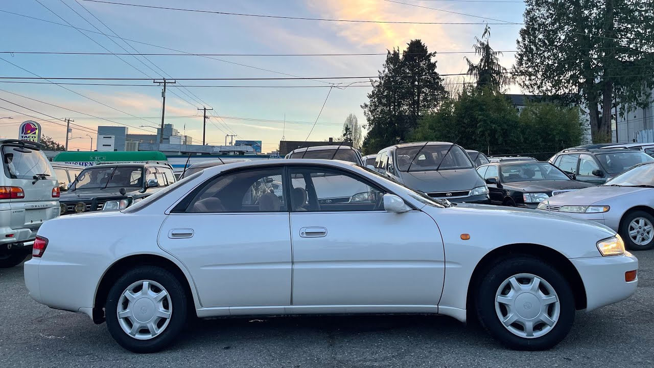 1996 Toyota CORONA EXIV 2.0L 63,000ml auction grade 4! 🇺🇸 import rhd jdm