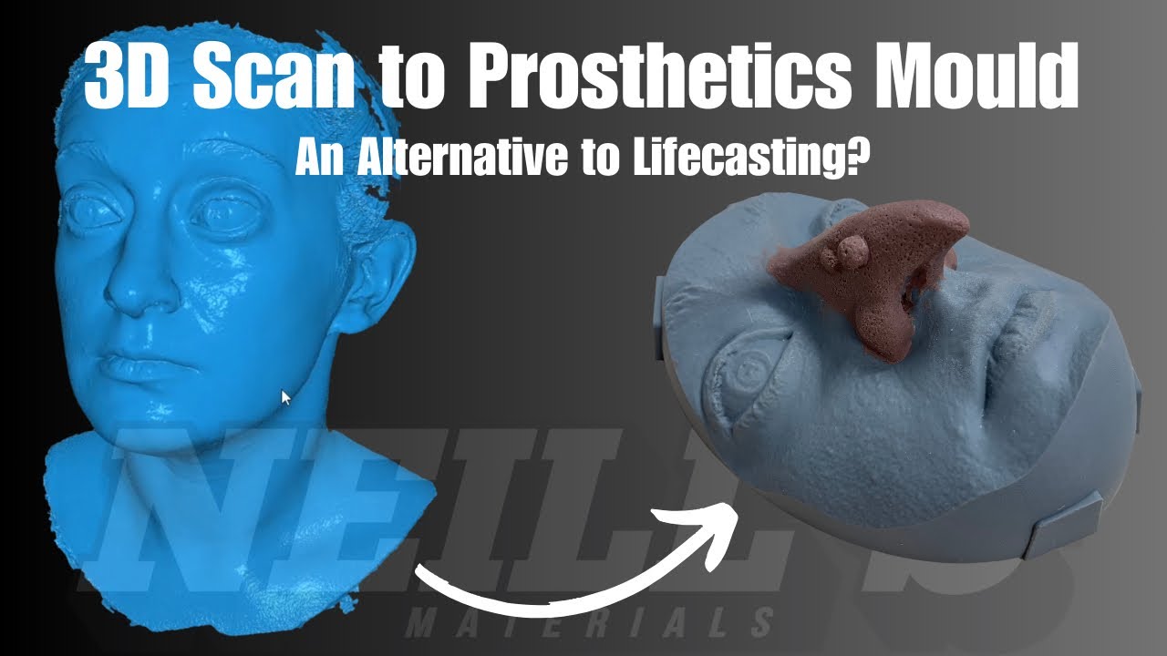 3D Scan to Prosthetics Mould from Start to Finish😱