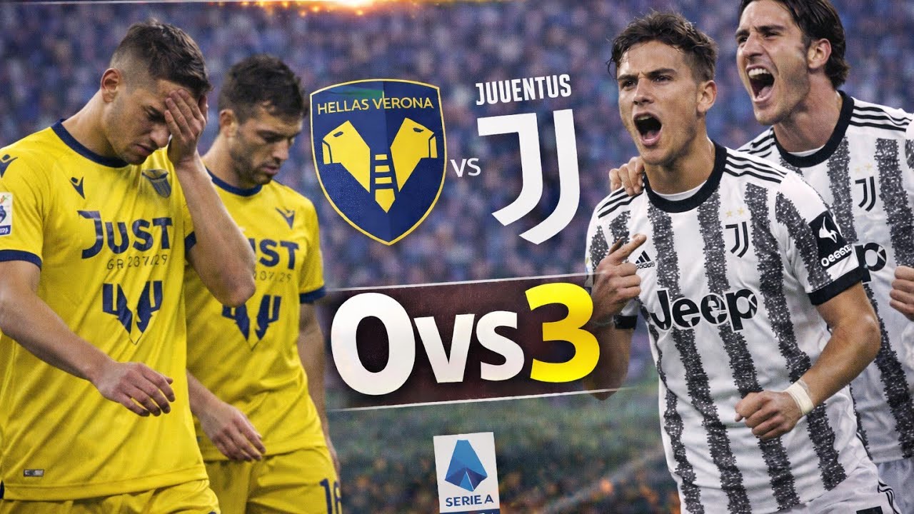 Campeonato italiano 2022 Serie A TIM R19 Hellas Verona 0X3 Juventus