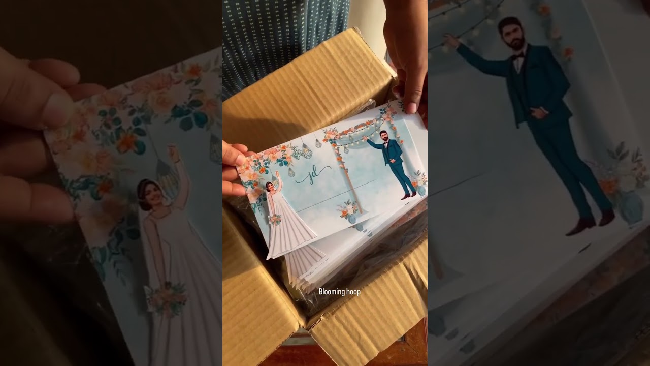 Wedding card design #ytshorts #weeding #shorts