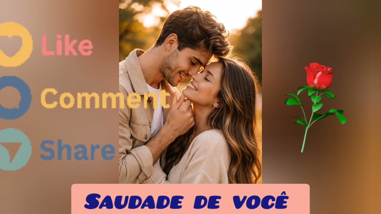 Saudade de você. Mande pra alguém que você e sente saudades 