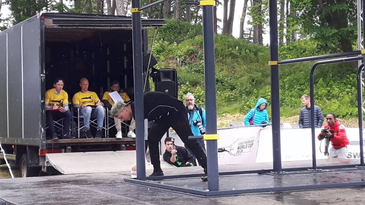 Daniels Laizans kenguru pro street workout world cup stage in Jurmala 2016 (First place)