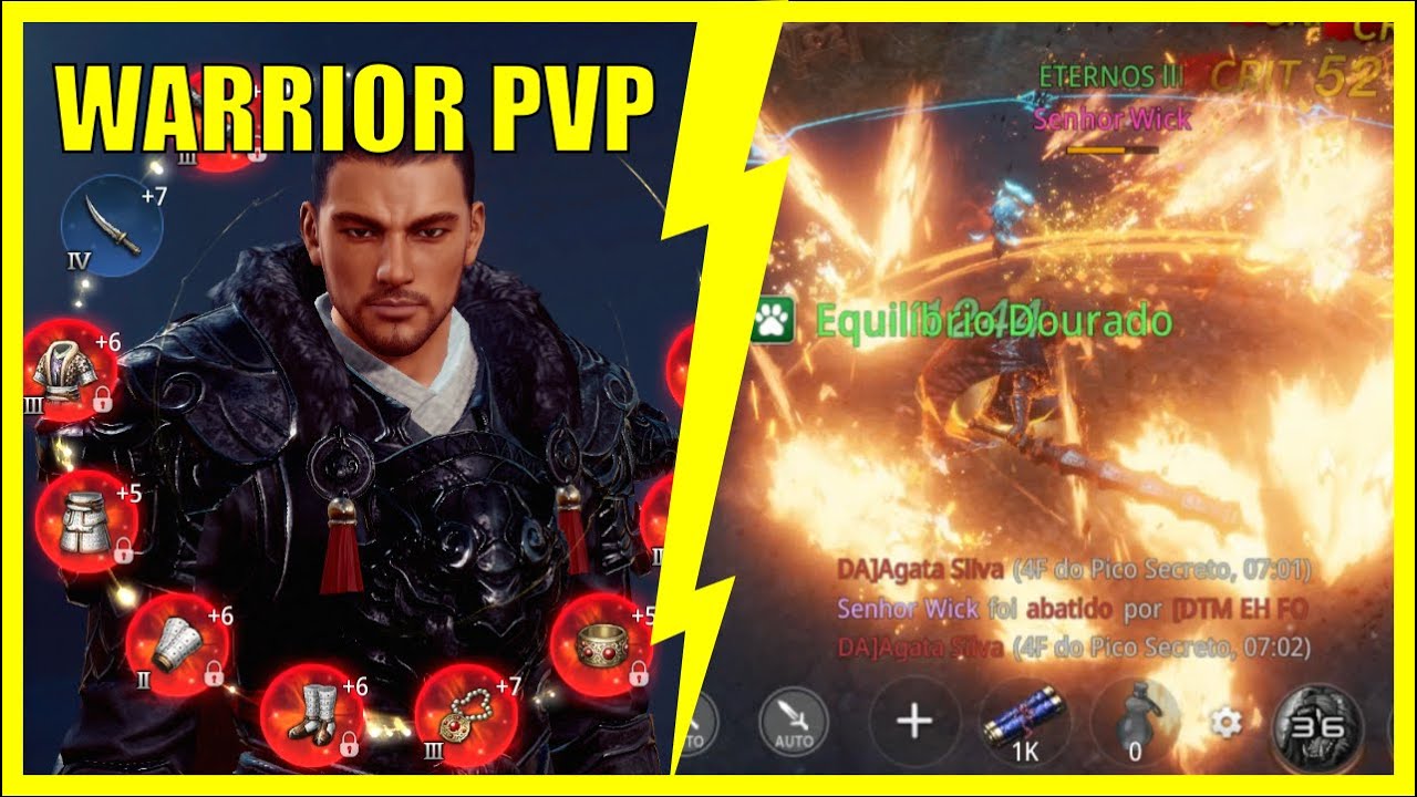 🎮 [Mir4] PVP Warrior Vs Arbalist and Sorcerer | Eternos vs DTM - SA84