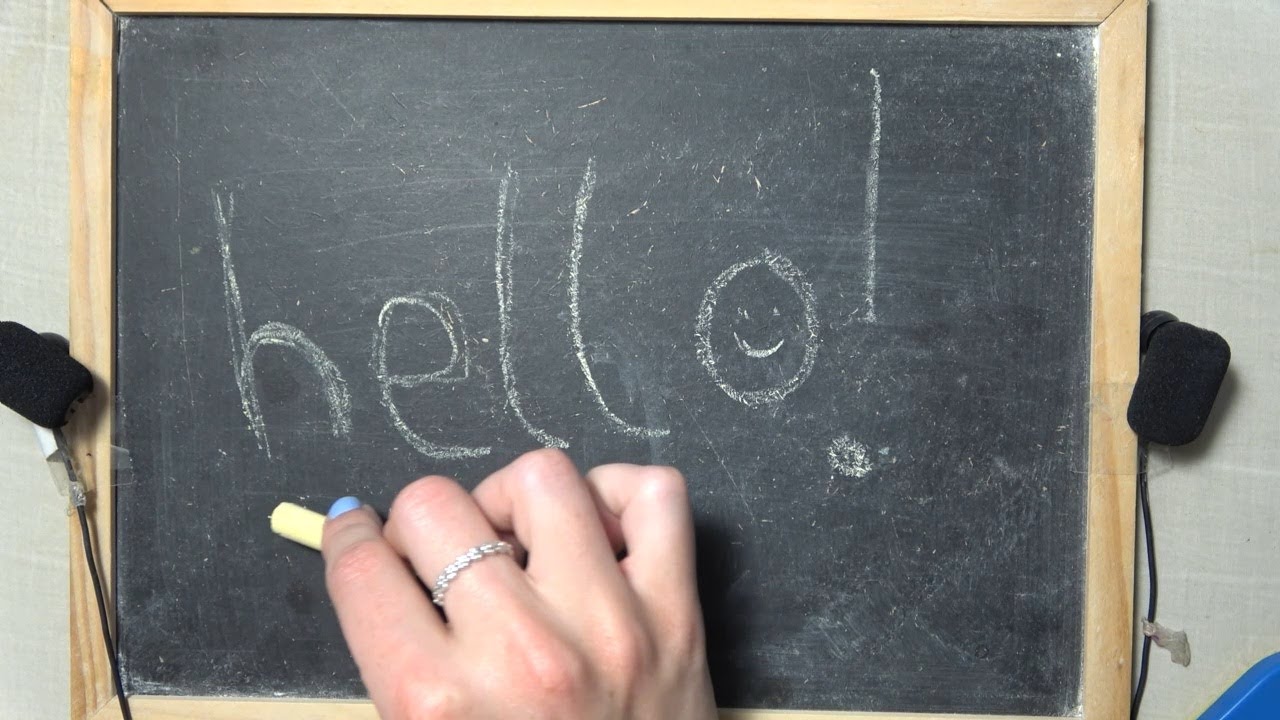 Relaxing Chalk Drawing - No Talking ASMR