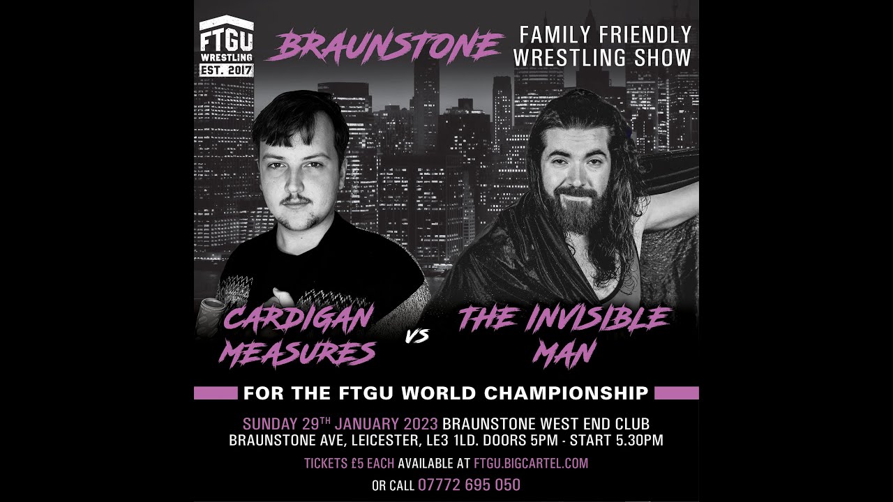 [FREE MATCH] Cardigan Measures vs The Invisible Man Richard Walker (c)