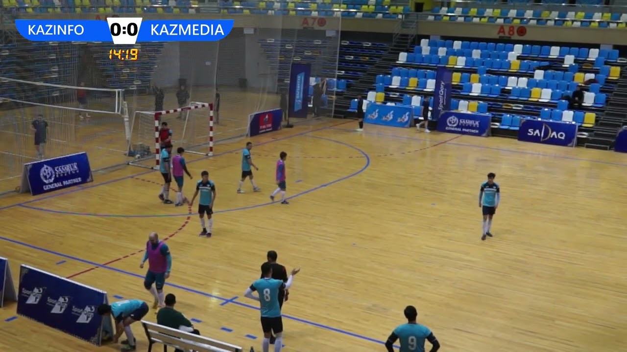 BAQ LIGA. FUTSAL      KAZINFORM VS KAZMEDIA