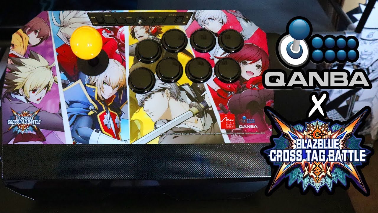 Qanba Drone Arcade Stick, Blazblue: Cross Tag Battle Edition Unboxing