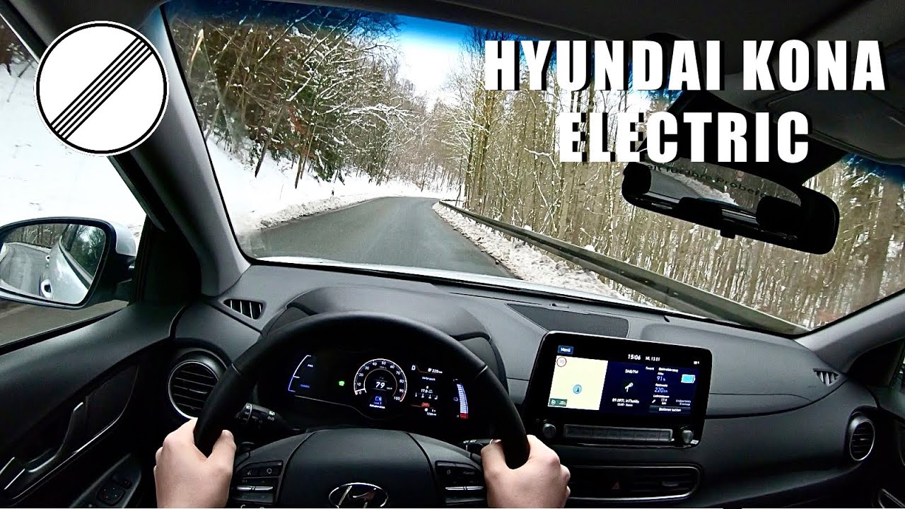 2020 Hyundai Kona electric | 100kW / 136 PS | POV Country Road Drive