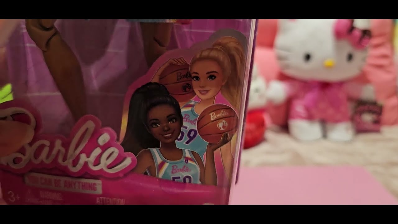 Unboxing Barbie Careers Doll Made to Move Brunette Basketball Player 🏀