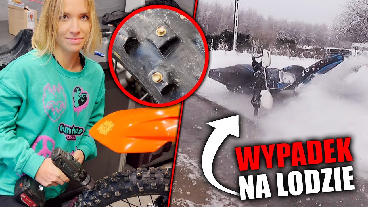 KOLCE W OPONIE i WYPADEK NA LODZIE