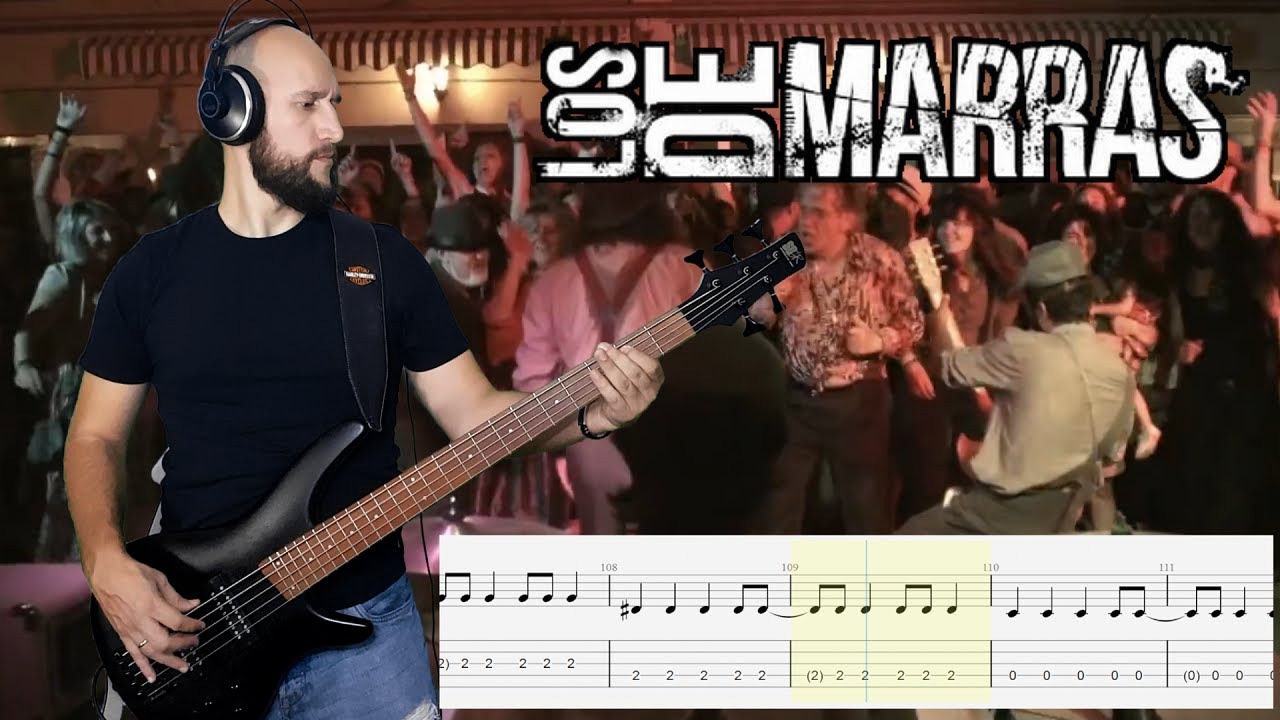 Los de Marras Bass Cover (+Tab): Destrozando 