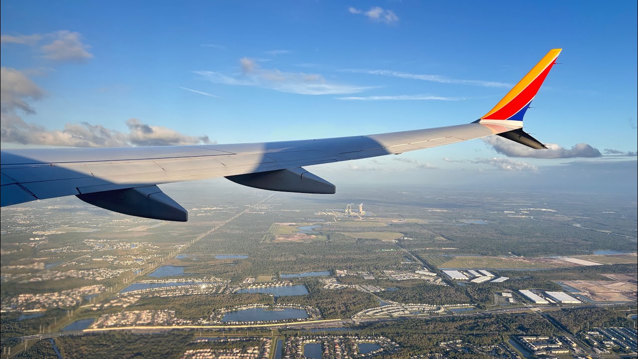 Turn and Burn! Southwest 737-MAX8 Takeoff from Orlando
