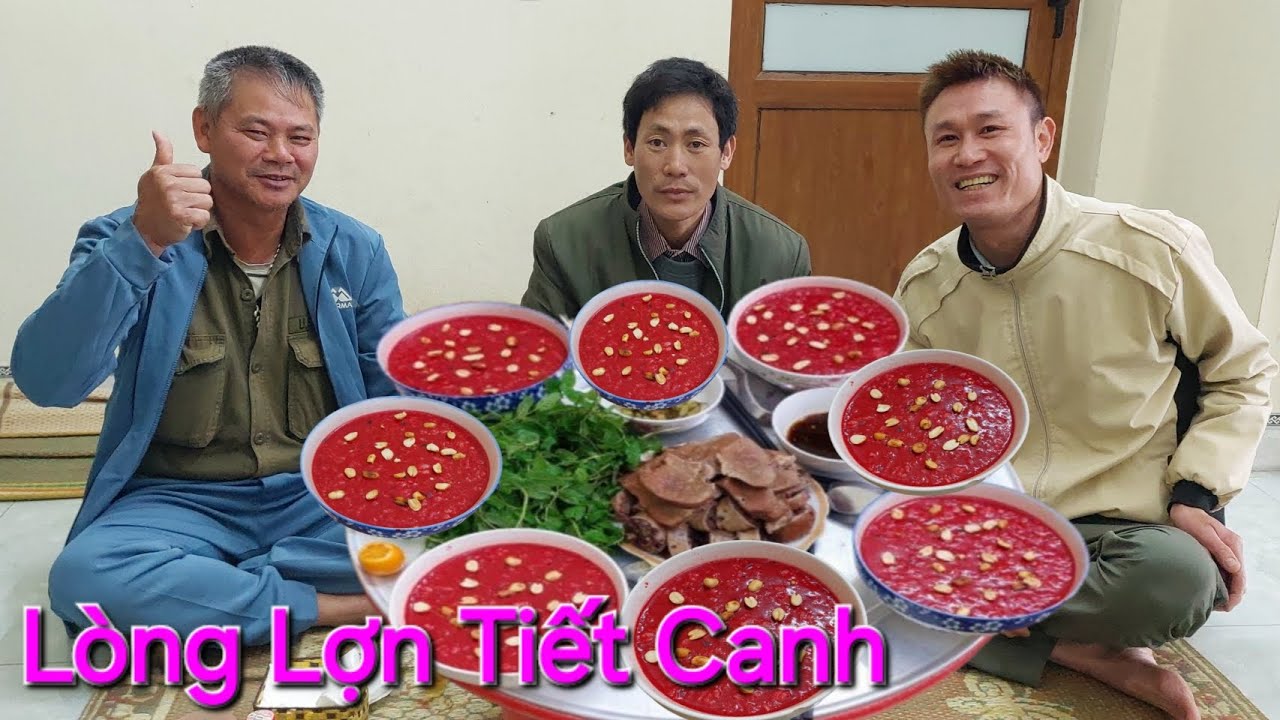 Bốn Tô Tiết Canh.Một Đĩa Lòng.Ăn Sáng Cùng Anh Em | Biển Nguyễn ngọc.