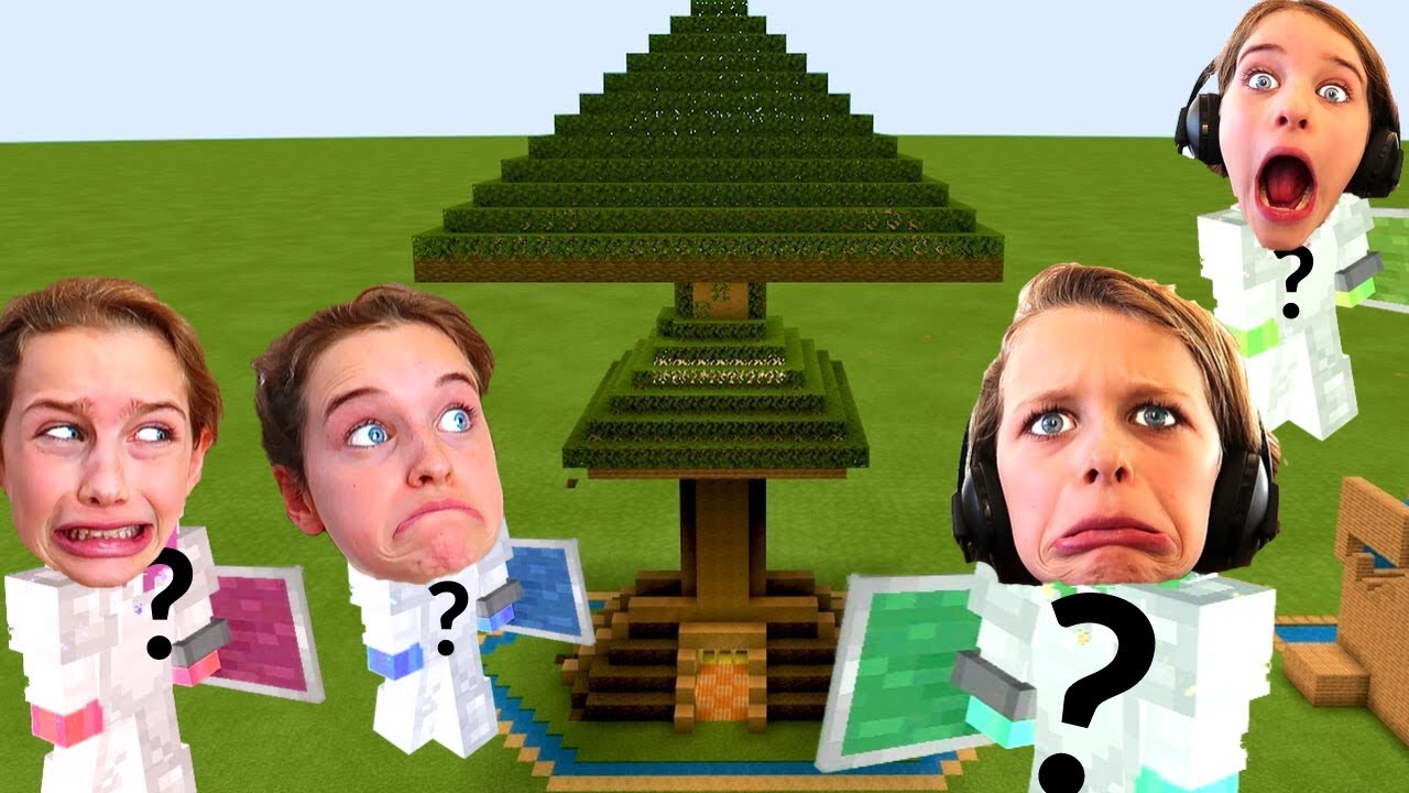 WHO MAKES THE BEST TREE HOUSE in Minecraft Gaming w/ The Norris Nuts