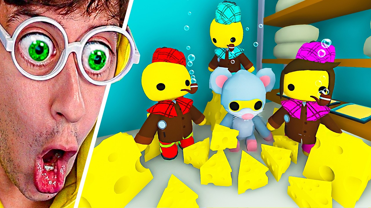 EL MISTERIO de la FAMILIA RATA 🐭🧀!! (hermanos detectives 👮🏻‍♂️🚨) - Wobbly Life #325