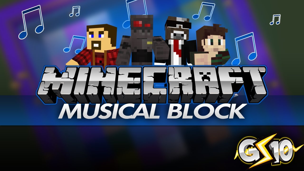 Minecraft Musical Blocks Mini-Game w/ Graser & Friends!