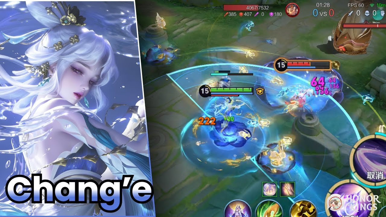 Chang'e｜Treasure Legendary Skin｜Spirit Falling Star Lamp Themed Skin｜Honor of Kings CN
