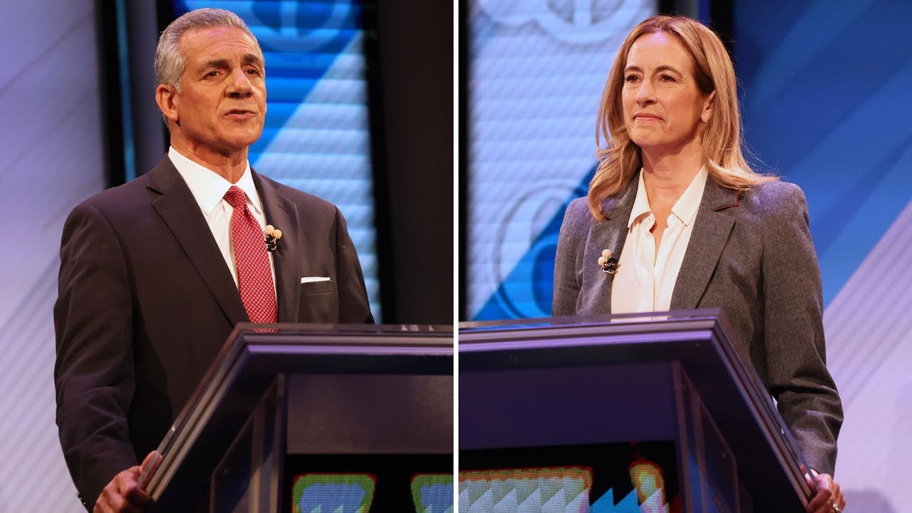 Mikie Sherrill and Jack Ciattarelli clash over Trump, shutdown in final New Jersey governor's debate