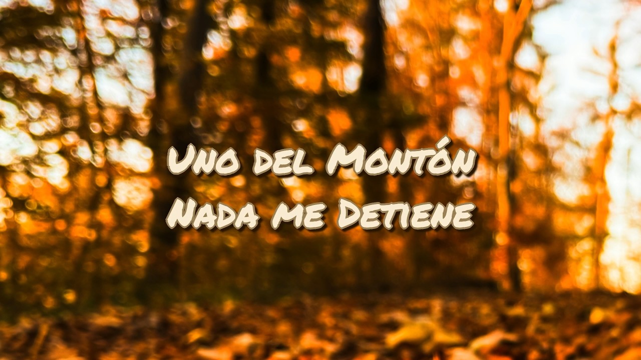Uno del Montón - Nada me Detiene (Official Lyric Video)