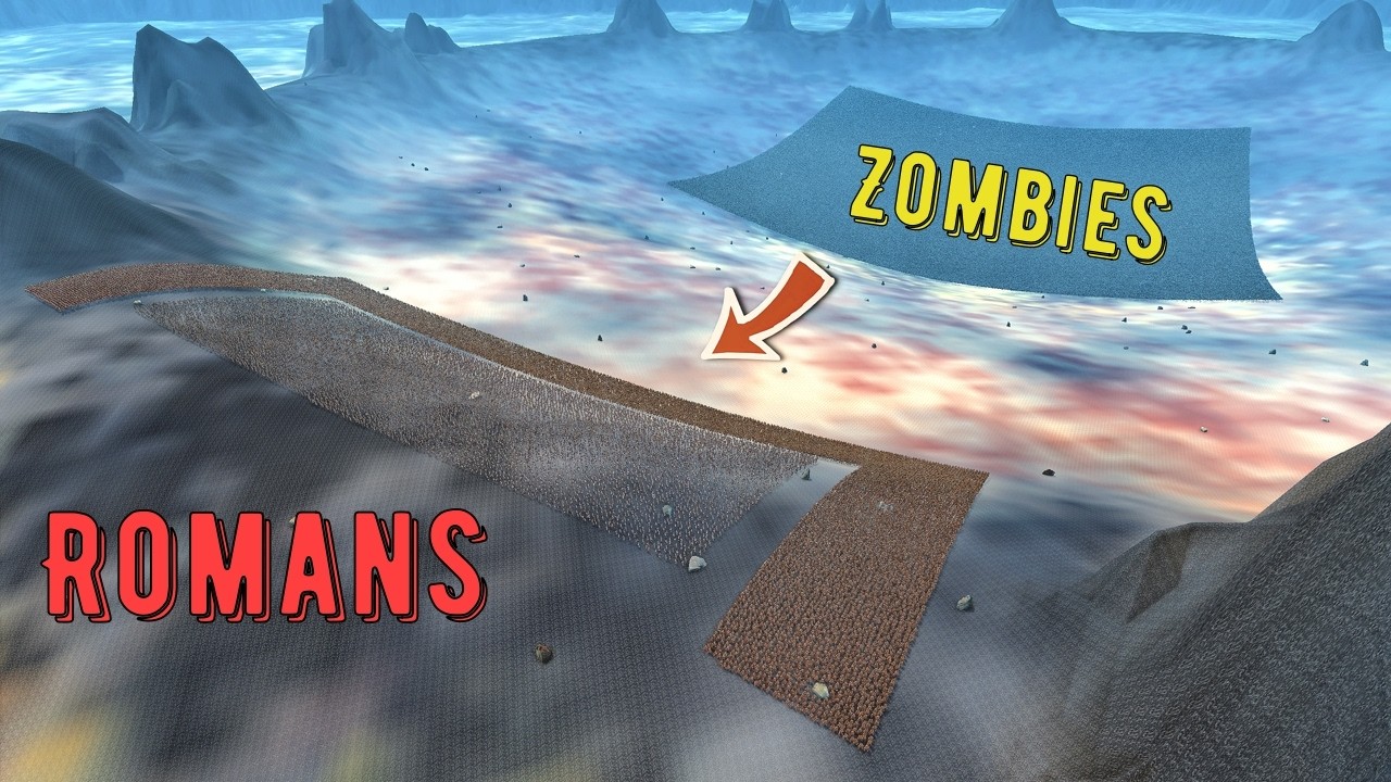 Can Roman Legion Protect Cleopatra From 900,000 Zombies - UEBS 2