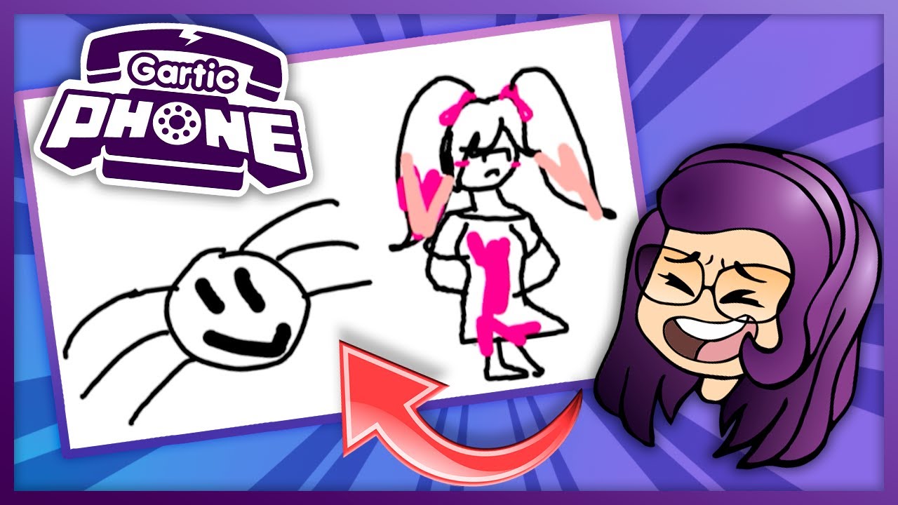 TELÉFONO DESCOMPUESTO... ¡PERO ES CON DIBUJOS! Mal entendemos todo 😂 #TeamGritón |📞| Gartic Phone