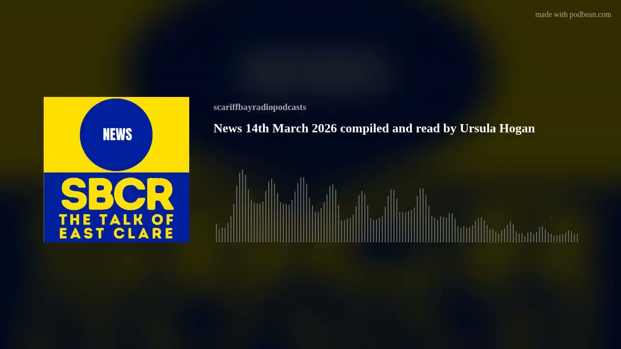 News 14th March 2026 compiled and read by Ursula Hogan