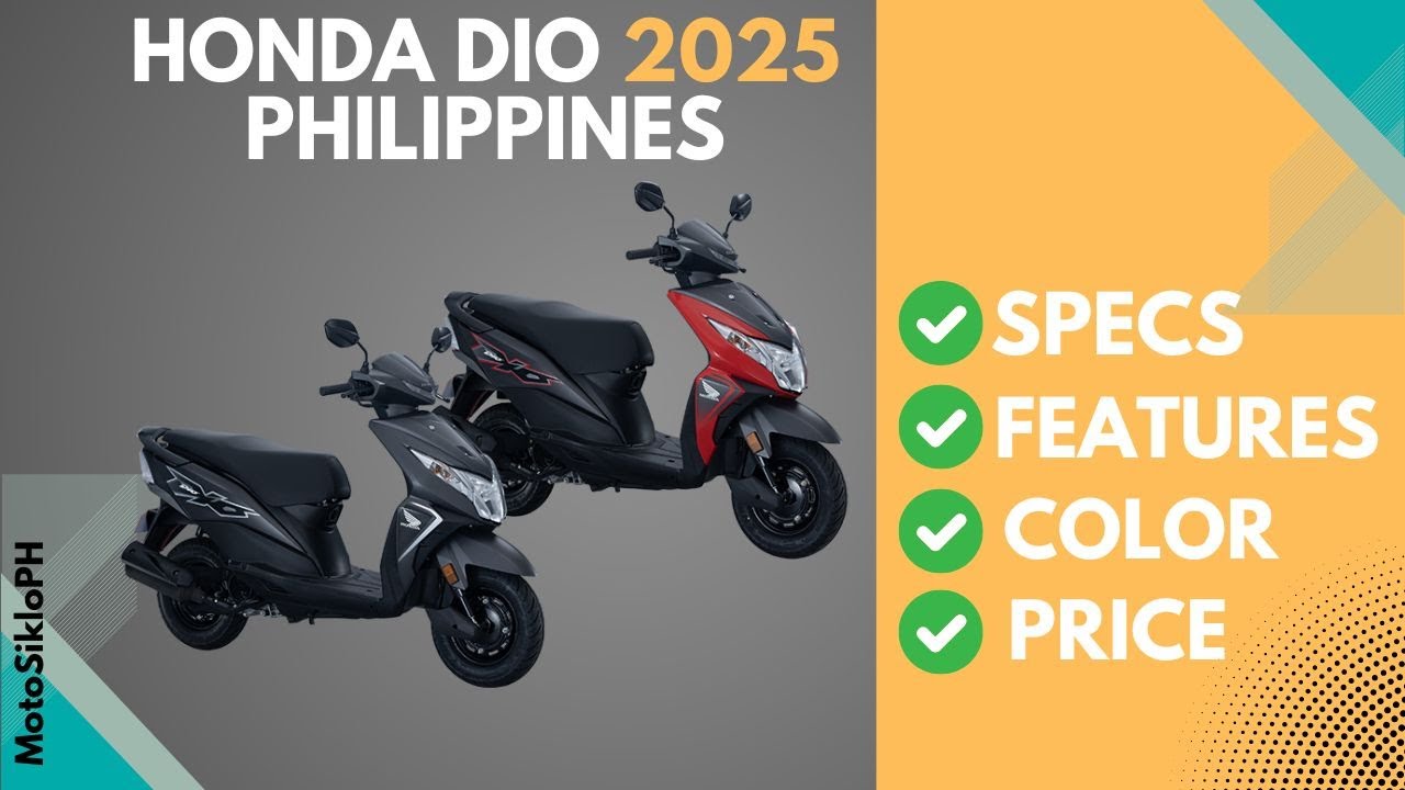 Honda Dio 2025 Price, Features, and Specs in the Philippines | MotosikloPH