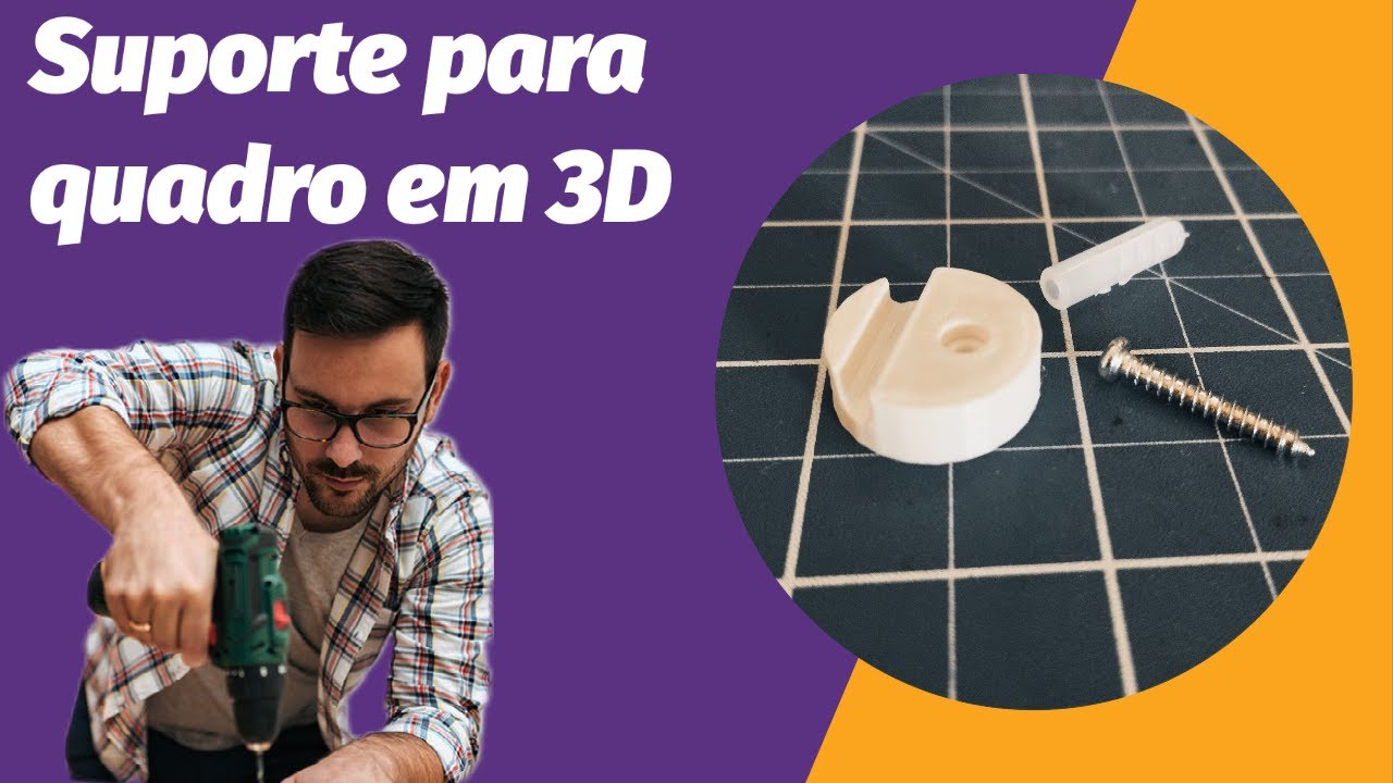 Criando um suporte para quadro grade em 3d