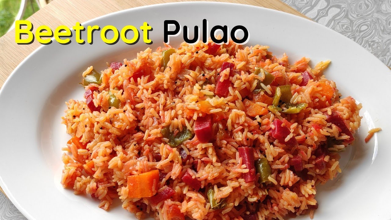 Beetroot Pulao | Best FRAGRANT Vegetable Rice Recipe | Saut&eacute;