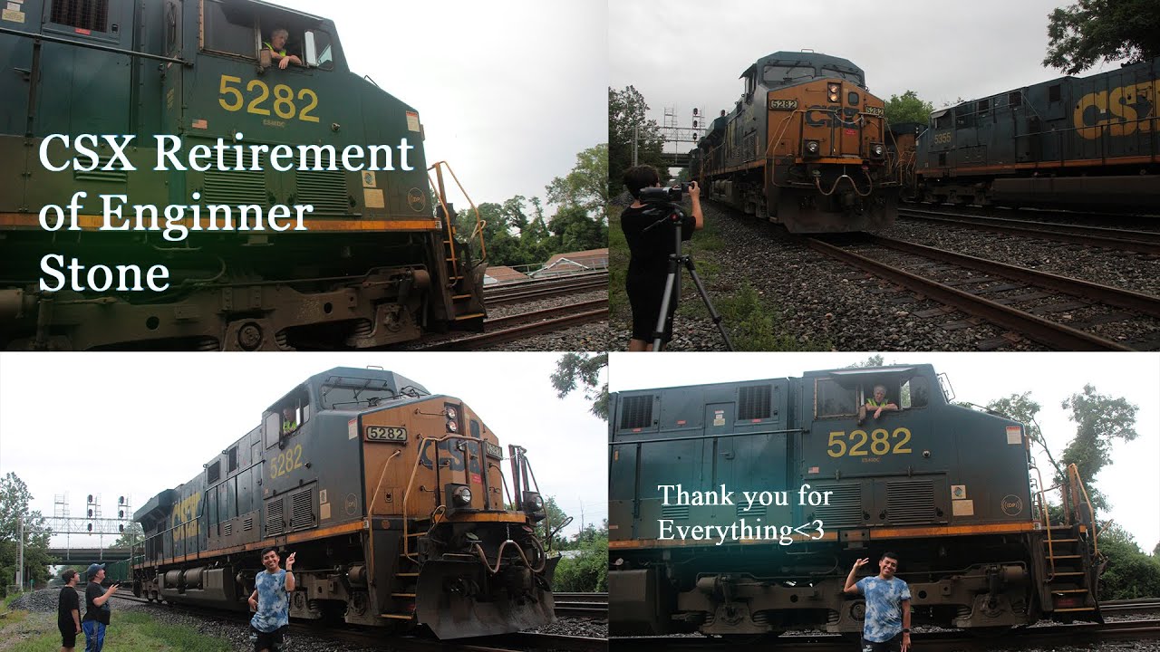 Happy Retirement, Engineer Stone! Thank You For Your Years Of Service With Csx.