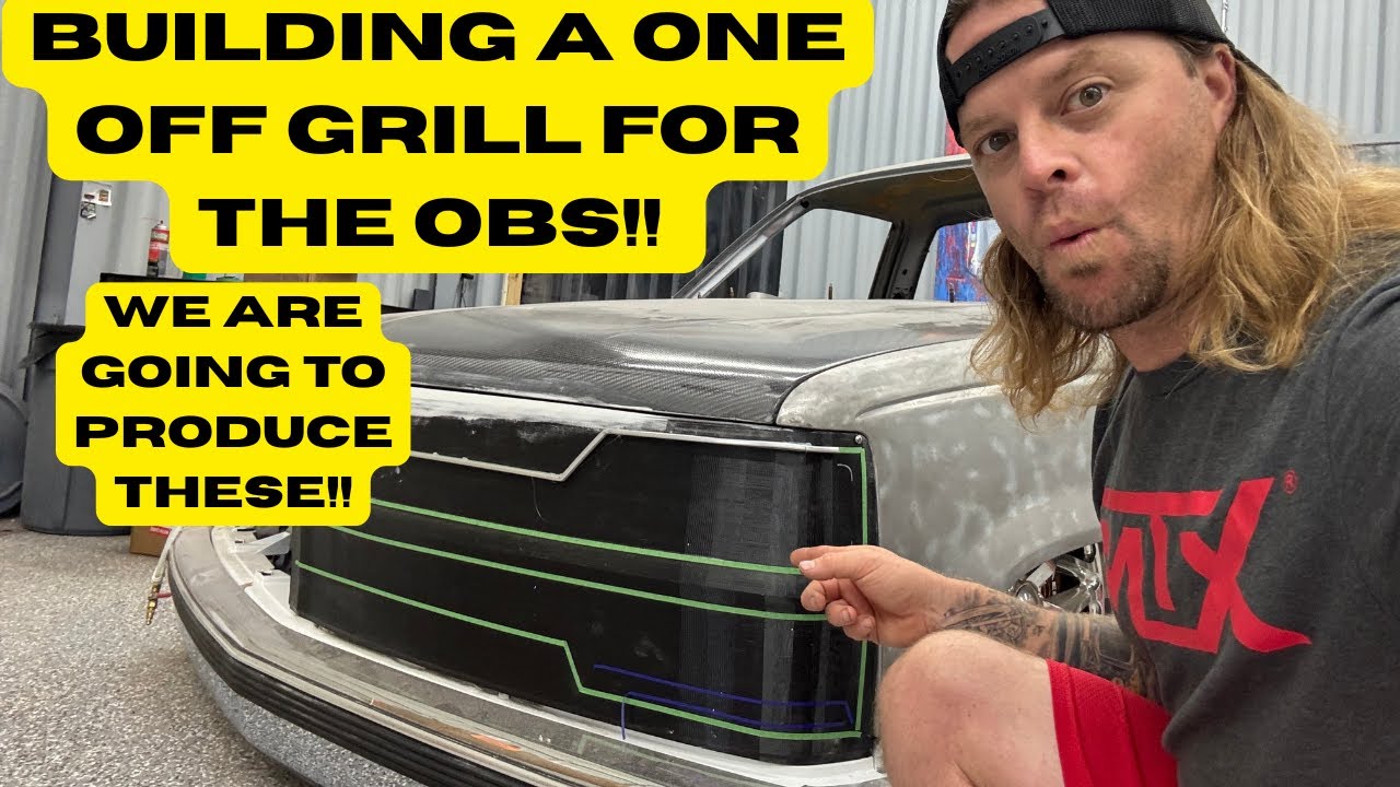 Building a One Off Custom Grill For An OBS. Starting with a 3d print! We Might Produce These!!