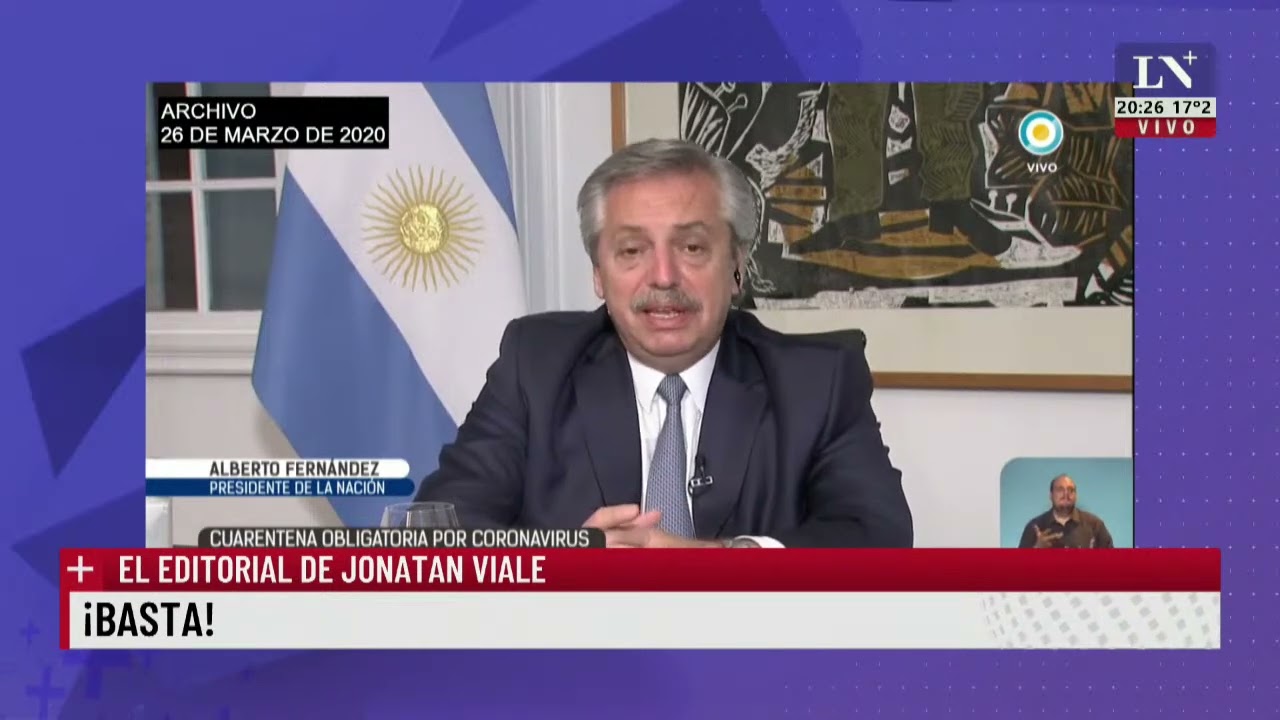 ¡Basta! El editorial de Jonatan Viale.