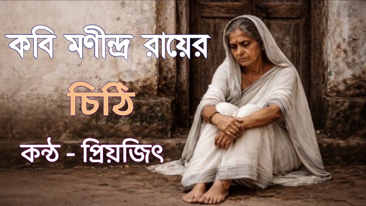 চিঠি। মণীন্দ্র রায়। Chithi। Manindra Ray। Bangla Kobita abritti। কবিতা আবৃত্তি #kabbyerasor 