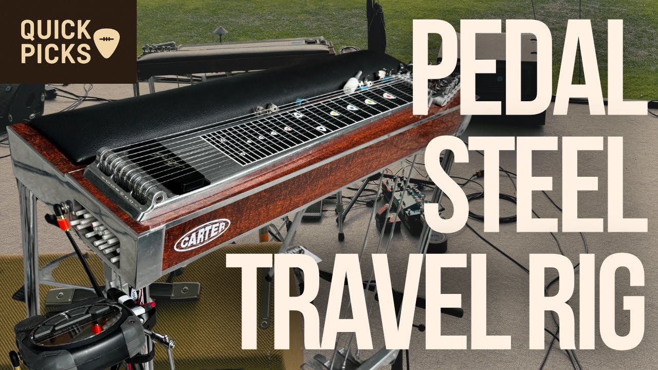 Travel Ready Pedal Steel Guitar Rig for Touring & Recording