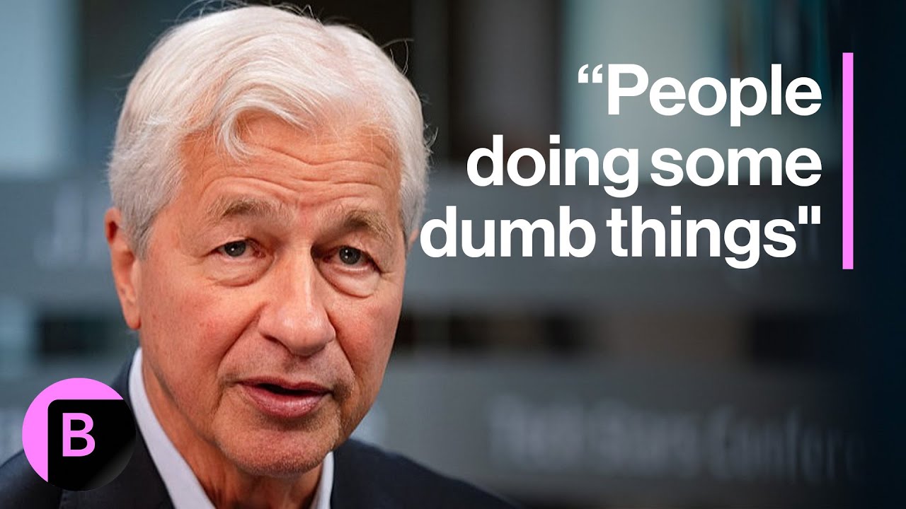 Dimon Says JPMorgan's Rivals Are Doing 'Dumb Things'