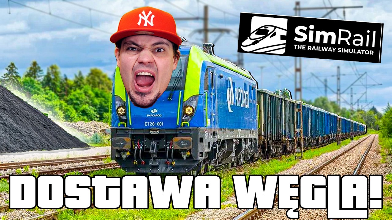 🚂 JADĘ Z WĘGLEM NA ŚLĄSKU I PRAWIE DOSTAŁEM BANA! | SimRail Multiplayer