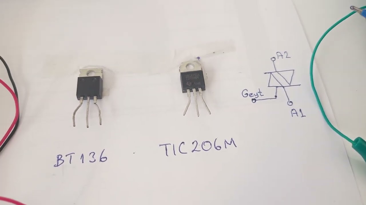 BT136 / TIC206M TRİAC AVO metre ile Sağlamlık Kontrolü