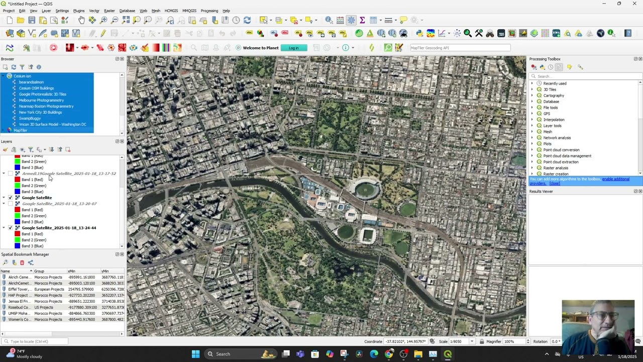 Attempting to Use Cesium Ion and Google 3D Tiles in QGIS Tutorial 10