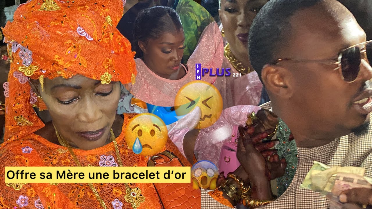 Mame bassine Thiam offre un bracelet en or à sa mère - le Mariage de sa Grande sœur : quelle émotion