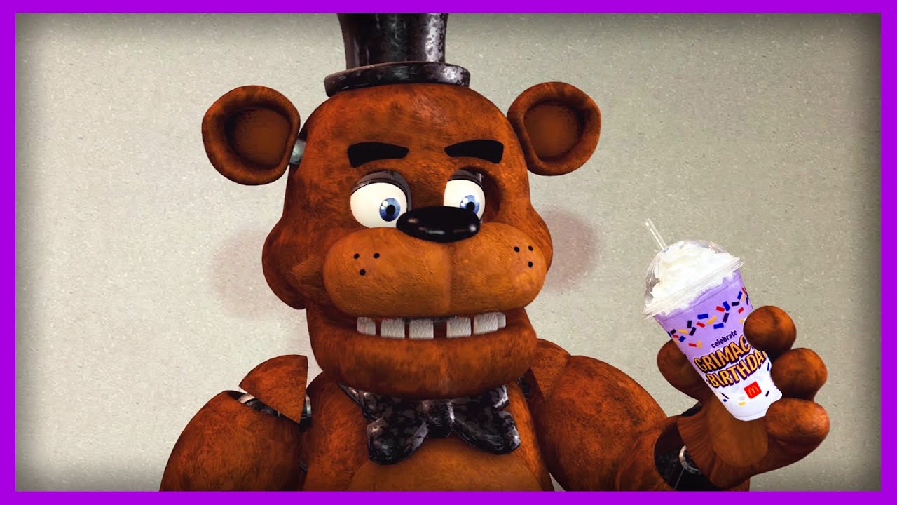 [SFM/FNAF] Freddy Tries the Grimace Shake!