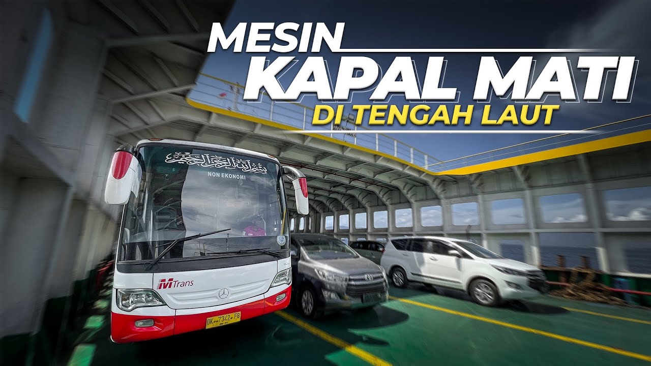 DENPASAR - BLITAR Naik Bus Pagi Mtrans | Apes Ketika Kapal Gagal Sandar